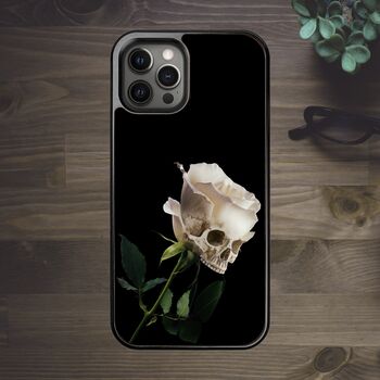 Skull And Rose Art iPhone Case, 2 of 5