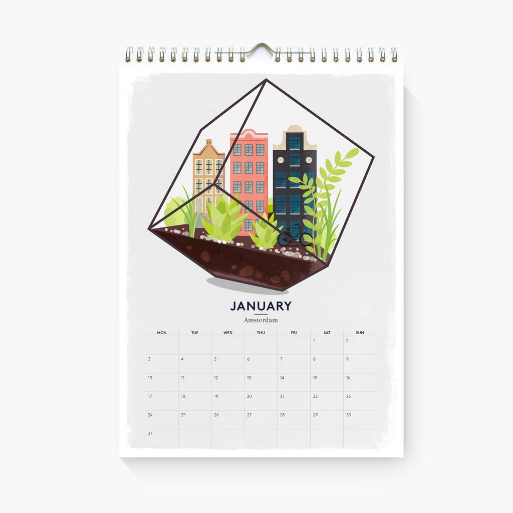 Around The World In Terrariums 2022 Calendar By Duke & Rabbit | Notonthehighstreet.com