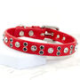 Dot Matrix Dazzling Crystal Dog Collar, thumbnail 1 of 6