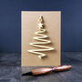 Christmas Card With Wooden Tree Decoration, thumbnail 3 of 4