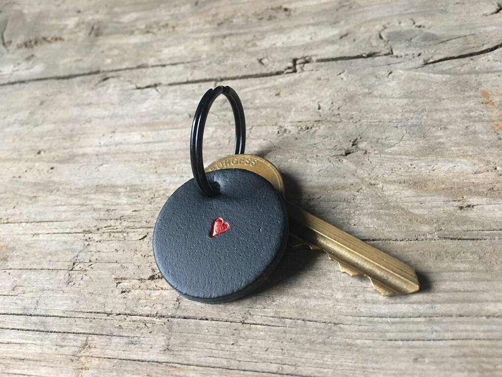 Image of Love Heart Key Ring Gift