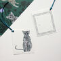Gift Wrapping Paper Cats And Plants, thumbnail 7 of 7