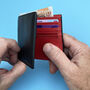 Red Interior Leather Wallet, thumbnail 4 of 5