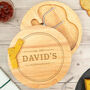 Personalised Cheese Board Set Birthday Gift For Men Him, thumbnail 1 of 6