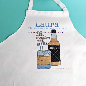 Personalised 'Whisky' Apron, 3 of 4