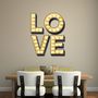 Love Light Up Letters Effect Wall Sticker, thumbnail 1 of 2