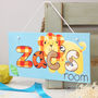 Personalised Jungle Lion Canvas Sign, thumbnail 2 of 12