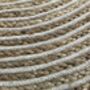 Round Circle Natural Braided Rug, thumbnail 2 of 3