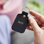 Personalised Dad Leather Key Ring, thumbnail 2 of 3