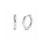 Domino Crystal Hoop Earrings, thumbnail 2 of 5