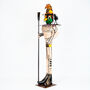 Recycled Tin Witch Scarecrow Halloween Decoration, thumbnail 4 of 5