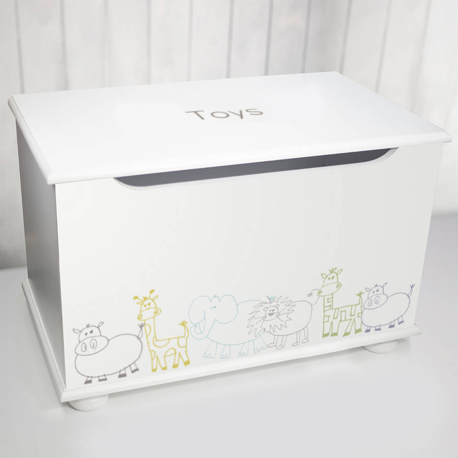 Personalised Toy Box Animal Design By Keepsakes4u by Picture Proud Ltd