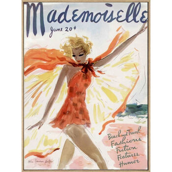 Vintage Mademoiselle, Canvas Art, 4 of 6