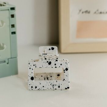 Betty Speckled Monochrome Claw Hair Clip, 2 of 3