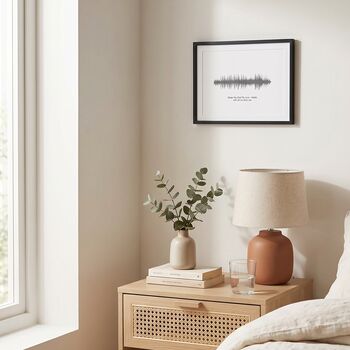 Personalised Favourite Song Sound Wave Print, 3 of 6