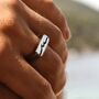 Wave Summer Ring Unisex Gift, thumbnail 1 of 9