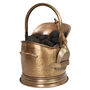 Vintage Style Brass Fireplace Bucket, thumbnail 2 of 6