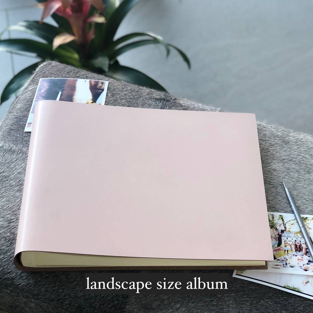 Extra Large Leather Photo Album By, Leather Picture Album