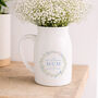 Personalised Flower Jug Present For Mum, thumbnail 1 of 2