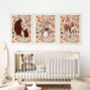 Woodland Bunny Nursery Print, thumbnail 5 of 9