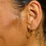 Luna Hoops In Gold Plated, thumbnail 2 of 5