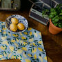 Sorrento Lemons Organic Cotton Tea Towel, thumbnail 3 of 7
