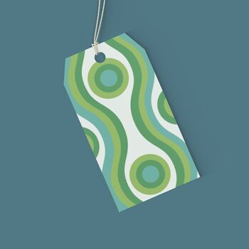 Vibrant Swirls And Circles Gift Wrapping Paper, 5 of 6