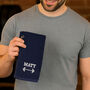 Personalised Navy Gym Towel – Father’s Day Gift, thumbnail 1 of 4