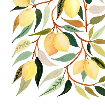 Lemon Bloom Art Print, 6 of 6
