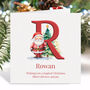 Personalised Red Christmas Card For Child, thumbnail 1 of 7