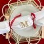 Embroidered Monogram Fabric Christmas Crackers, thumbnail 2 of 5