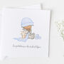 New Baby Card For Boys, Christening Card Boys ..V2a17, thumbnail 2 of 6