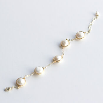 Hand Wrapped Fresh Water Pearl Bracelet, 2 of 7