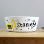 Personalised Digger Plastic Bowl, thumbnail 4 of 4