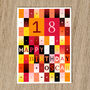 Personalised 18th Birthday Card Age And Name, thumbnail 1 of 10