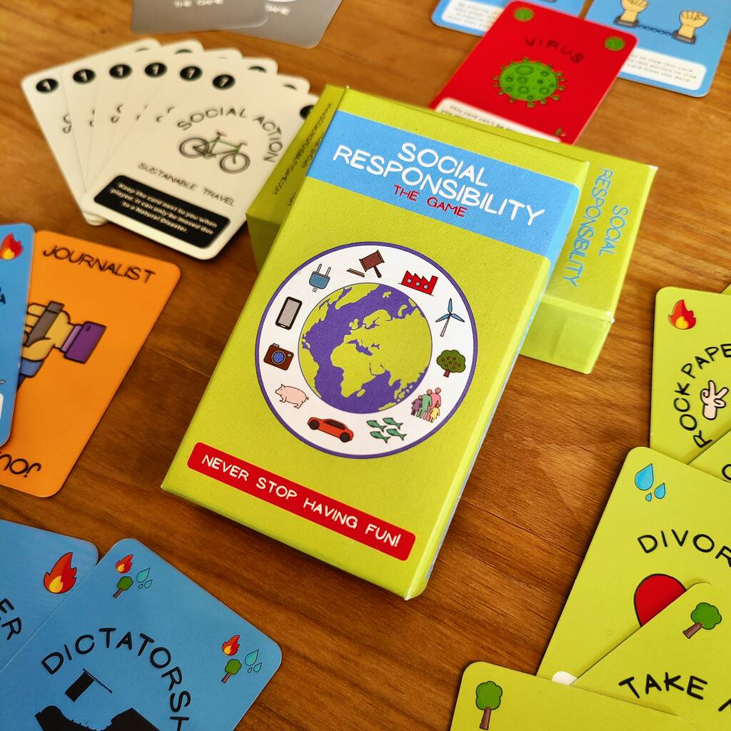'Social Responsibility' A Fun And Interactive Card Game, 1 of 7