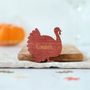Turkey Place Card, thumbnail 1 of 2