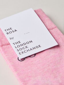 The Rosa – Luxury Cycling Themed Socks, 7 of 8