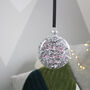 Personalised First Christmas Filled Bauble Decoration, thumbnail 6 of 7
