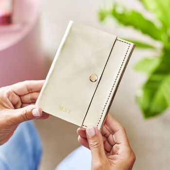 Personalised Luxe Leather Passport Holder, 7 of 12