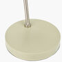 Sage And Brushed Silver Metal Table Lamp, thumbnail 8 of 9