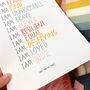Personalised 'I Am' Strong Children's Affirmation Print, thumbnail 3 of 8