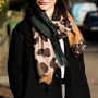 Personalised Leopard Patchwork Scarf, thumbnail 4 of 8