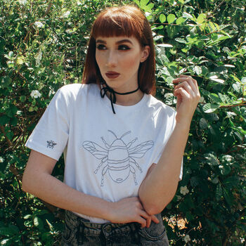 Embroidered Bee T Shirt, 2 of 7