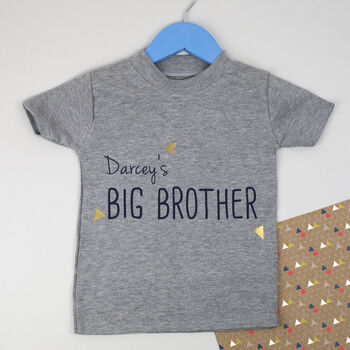 Brother And Sister Babygrow And T Shirt Set, 3 of 7
