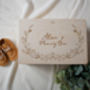 Personalised Memory Box With Floral Design, thumbnail 1 of 3