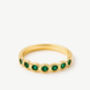 Emerald Green Birthstone Ring Art Deco Jewellery, thumbnail 4 of 6