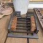 Heavy Cast Iron Welly Boot Jack With Shoe Cleaner Brush Black Metal, thumbnail 1 of 5
