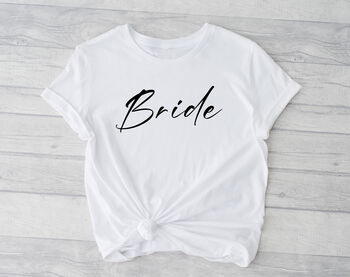 Bride To Be Tshirt In Pink, 4 of 4