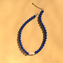 Lapis Lazuli And Keshi Pearl Necklace, thumbnail 5 of 9
